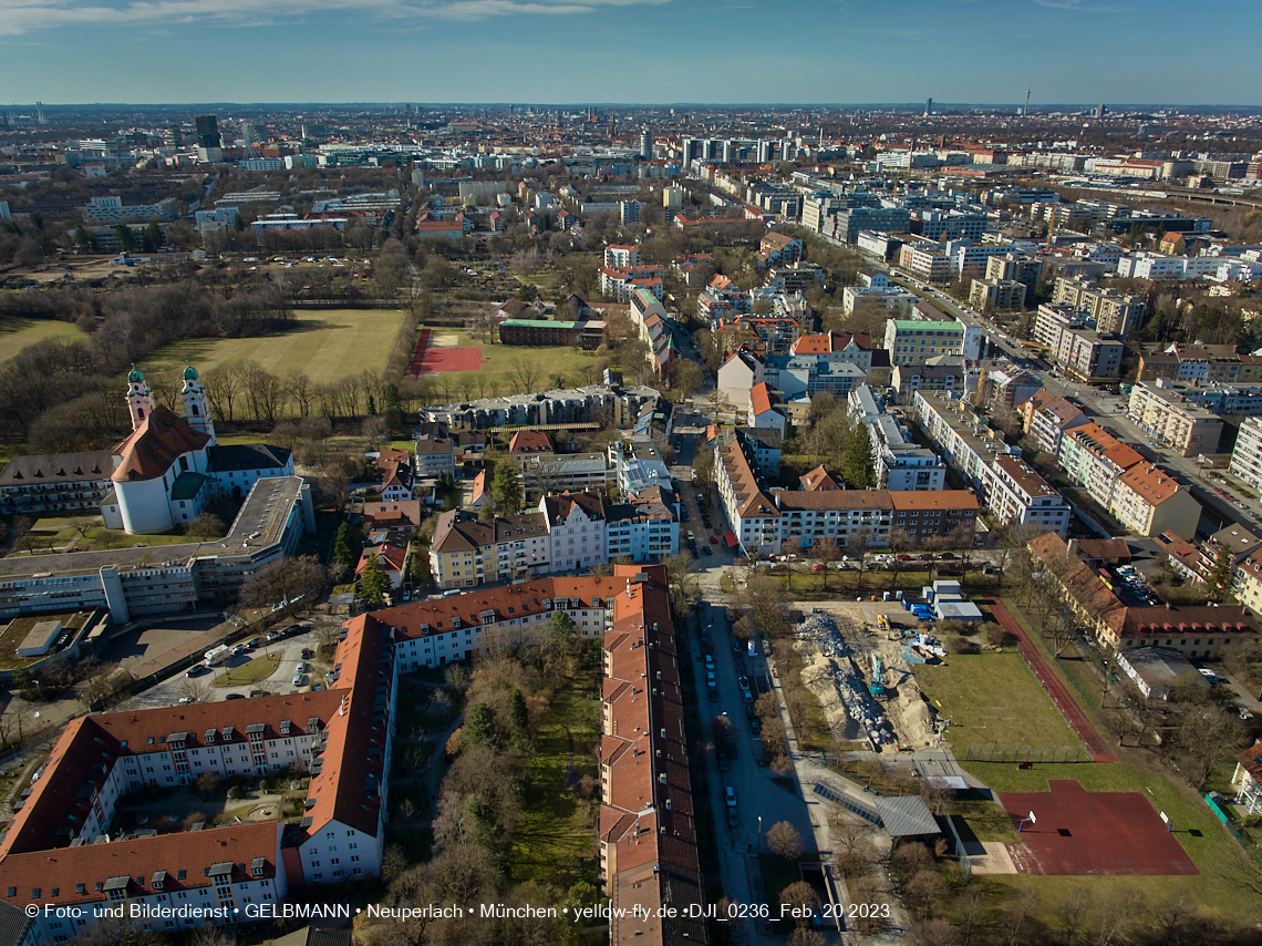 20.02.2023 -  der verschwundene Hachinger Bach in Neuperlach und Berg am Laim